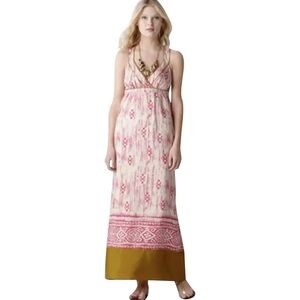 Ann Taylor LOFT Womens Dress 6 Pink Silk Criss Cross Back‎ Lined Southwest (32)